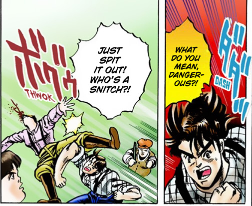 3. Jonathan is violent