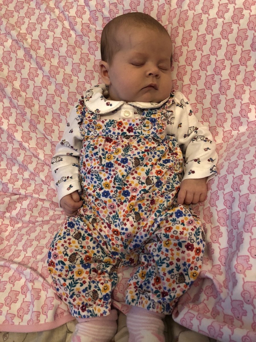 phoebay83's tweet photo. She still not 100% after having her jabs but doesn’t mean she can’t dress nice we nearly ready for the next size up a trip to @JoJoMamanBebe once we are out of lockdown x https://t.co/QVBop08ejw