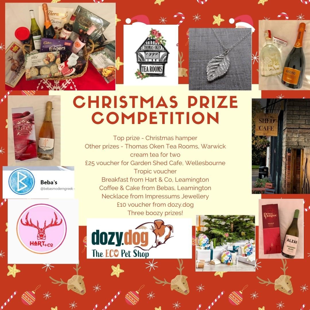 Fancy winning one of these prizes from our great local businesses? Pop over to our virtual #Christmas fair on Facebook Facebook.com/LeamingtonGuid…