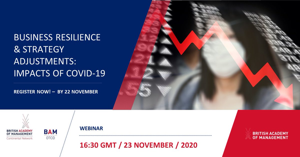 bam_ac_uk's tweet photo. There is still time to register for the @BAM_Continental and @ChangeBam webinar which will explore the impact of COVID-19 on companies and survive the long-term challenges they are facing @stefanstern @MarcJSweeney @ReutherKevin @OanaMariaPop @saerdnag   https://t.co/lNNB4xkiEN https://t.co/FJGWEVTowP