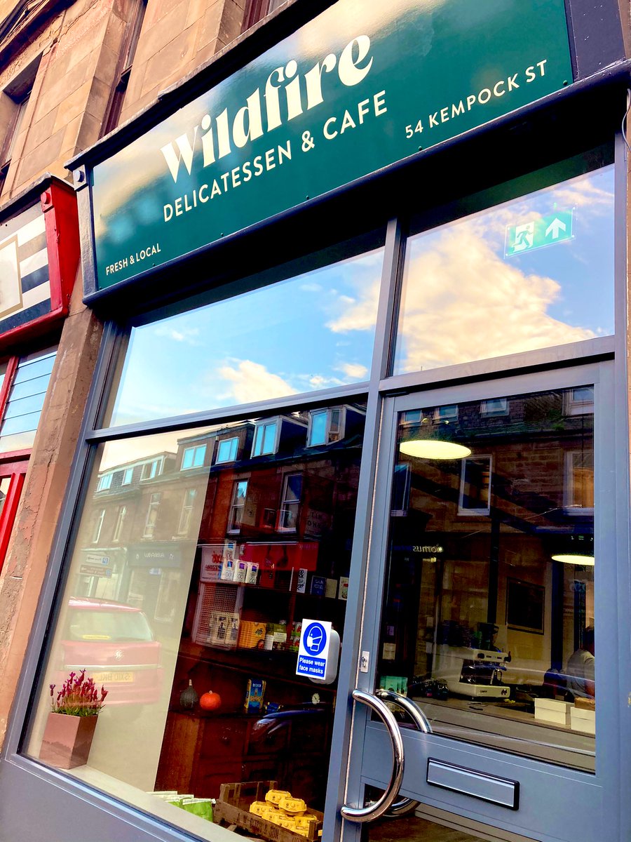 LaurieMcGilp's tweet photo. My Dad’s Deli opening today in Gourock. Please pay us a visit @Wildfire_Deli https://t.co/nKZSAMUjga