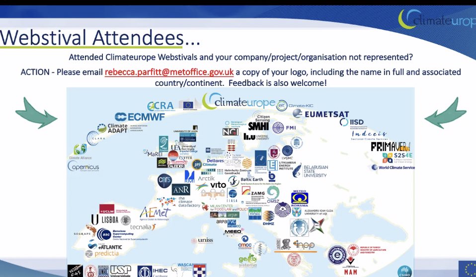 Wide participation at @climateurope webstival! #ClimatEU20 Looking forward to share a «tasting flight» of co-design of #climateservices from a selection of #ERA4CS projects @INNOVAClimate @INDECISproject @citizensensing_ #MedScope #EVOKED @JPIClimate