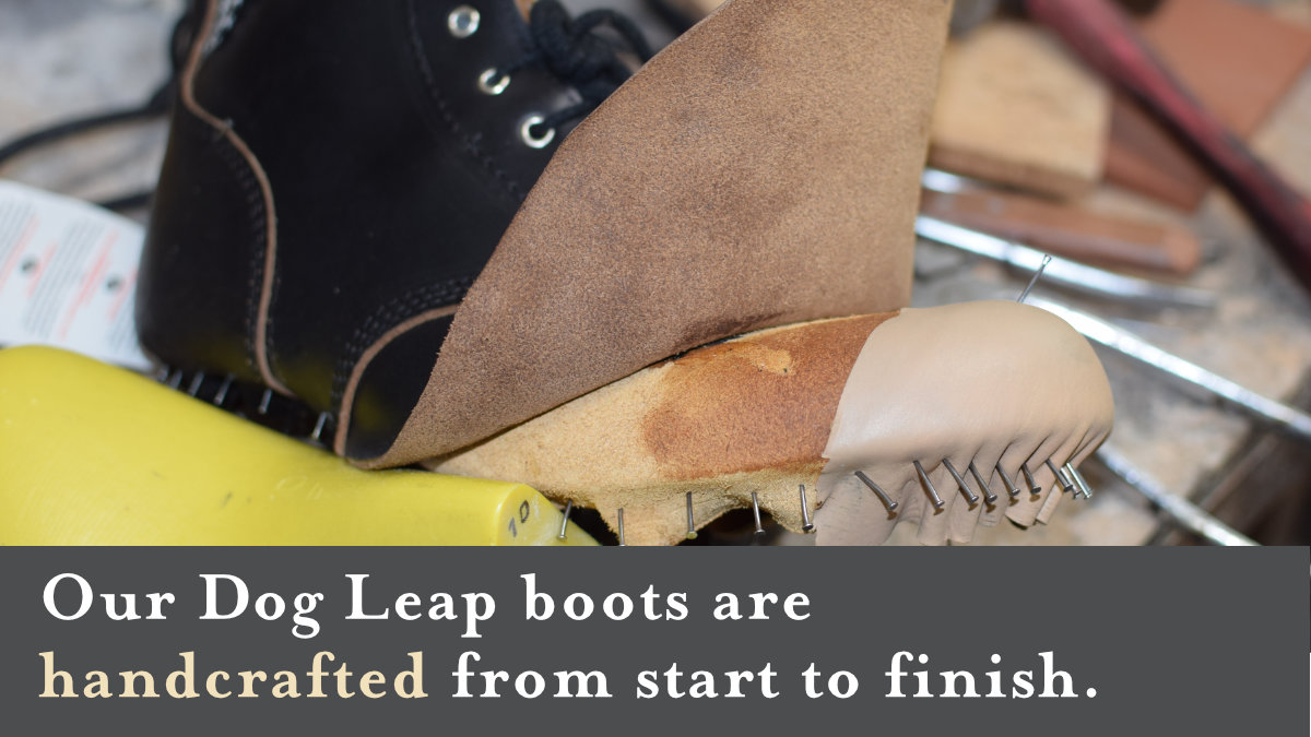DogLeapBoots's tweet photo. They're not assembled from imported so-called 'handmade' pieces that usually come from Asia at a high environmental cost. This also, explains why it takes so long to assemble most so-called 'handmade' boots. #funfacts #leather #handmade #boots #dogleapboots #handcraft #dogleap https://t.co/UVW7dmDbi4