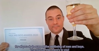 Congratulations Peter Baker!WINNER of the  #MenandBoysAwards Activist of the Year Award for his incredible work securing gender neutral vaccinations for boys and girls.  #InternationalMensDay  @pbmenshealth  @HPVActionHere's our CEO, Dan Bell >>> 