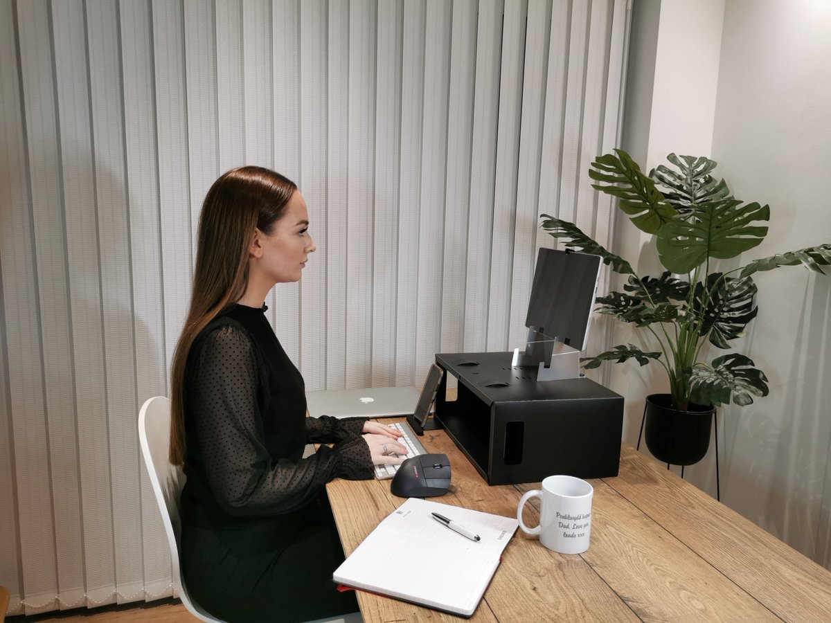 If you work from home, this product could be useful? ergonomiccafe.com/boxofficepro