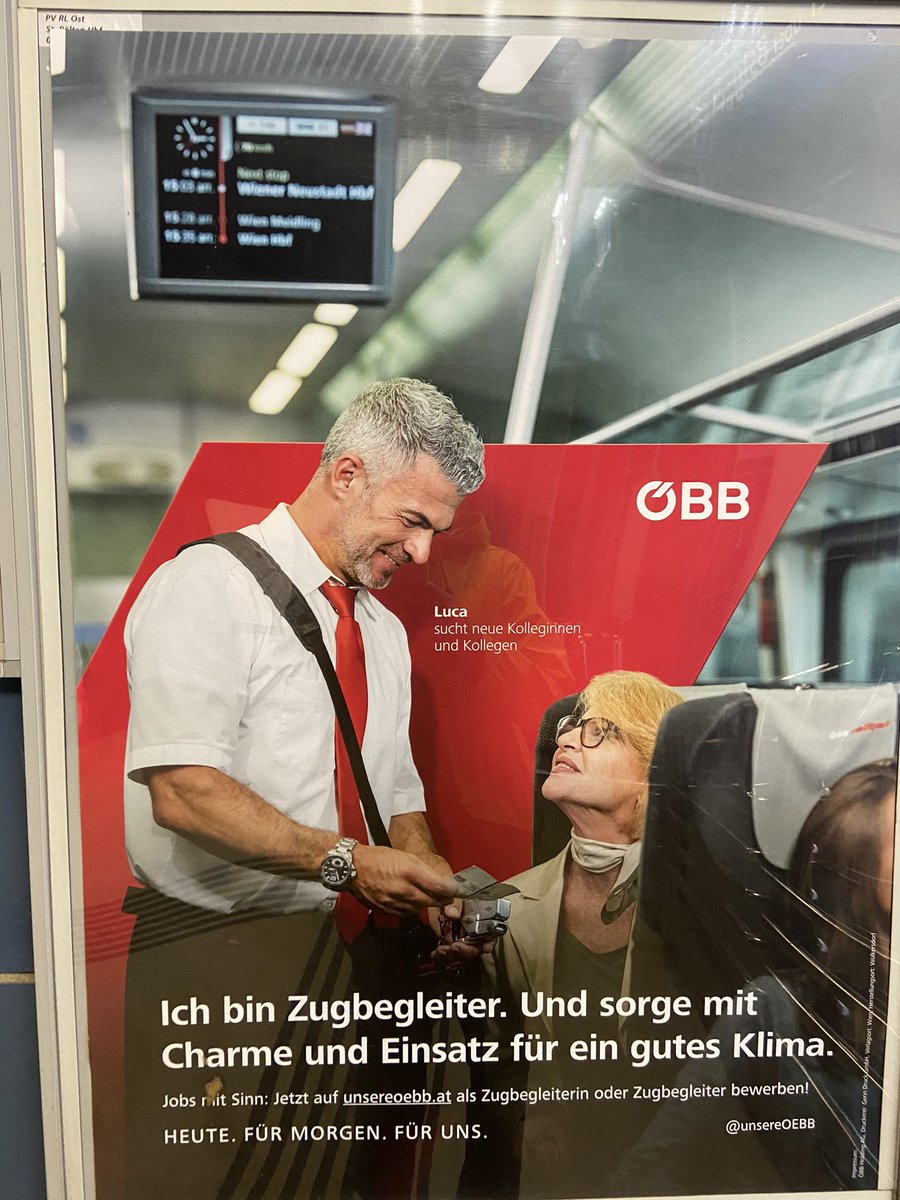 georgbeer's tweet photo. @spuz78 Nehammers Nebenjob: Fotomodel für Post und ÖBB. https://t.co/IVNudqxcIX