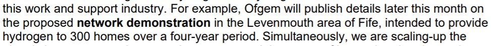Hydrogen – trials in homes. But hydrogen from fossil gas is NOT zero carbon. Climate Change Committee estimate 60-85% emissions cut compared to gas boilersWill hydrogen infra built (& run by powerful lobby) but not zero C become a problem when we approach zero C in 29 yrs?