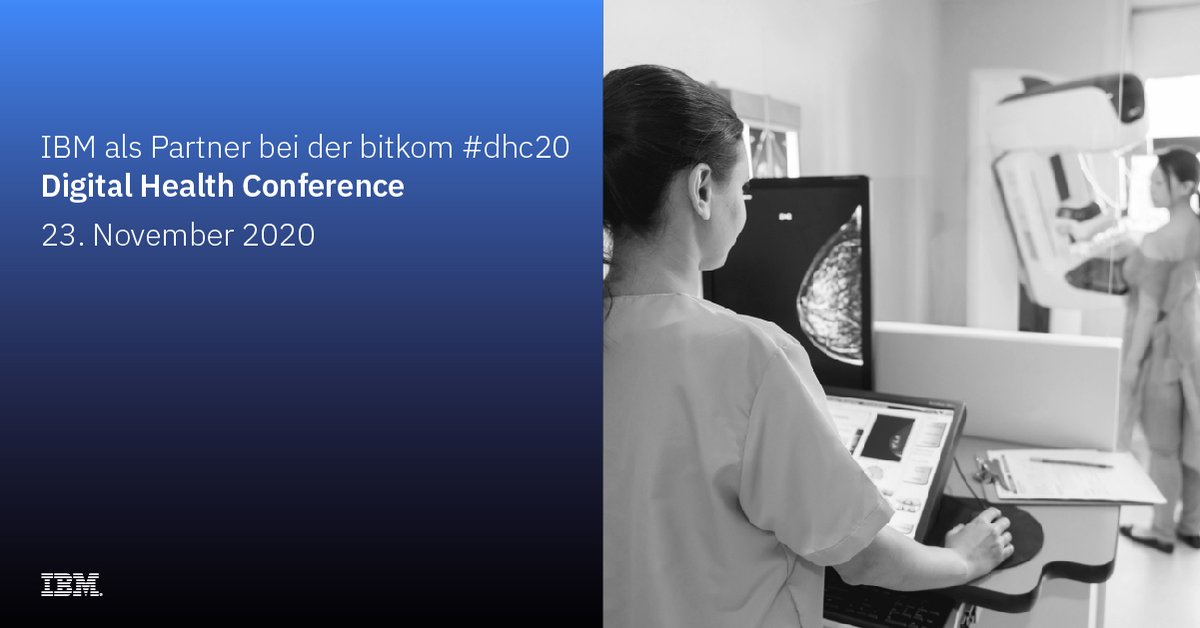 #transformweek20 Am kommenden Montag 23.11. findet die bitkom Digital Health Conference statt. IBM ist als Partner dabei. CTO <a href="/tgau/">Thorsten Gau</a> Thorsten Gau spricht über neue Auskunftssysteme im Krankenhaus. Achtung! FREE ! Kostenlose Tickets hier: transformation-week.de/tickets