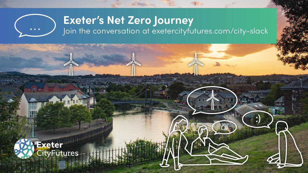 ExeCityFutures's tweet image. We&apos;re excited to unveil our ‘Exeter’s Net Zero Journey’ @SlackHQ workspace! A city-wide conversation helping to pull everyone together around a shared vision and exploring the #NetZeroExeter 2030 Plan 💬

We already have 100+ members &amp;amp; counting! Join here: bit.ly/city-slack