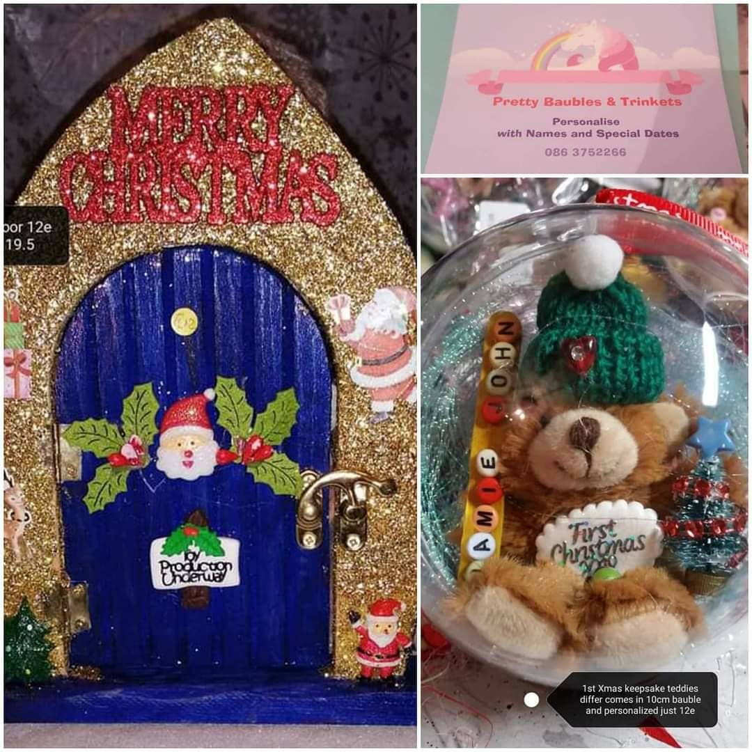 Ballyduffupper1's tweet photo. With 40 stalls from wonderful woodturning to Christmas crafts, gluten-free grub to baubles and bears, all your Christmas needs and wants, will be catered for! Here are just some of the stalls. Please show your support 6th Dec in #BallyduffUpper https://t.co/1bNTDaETTn