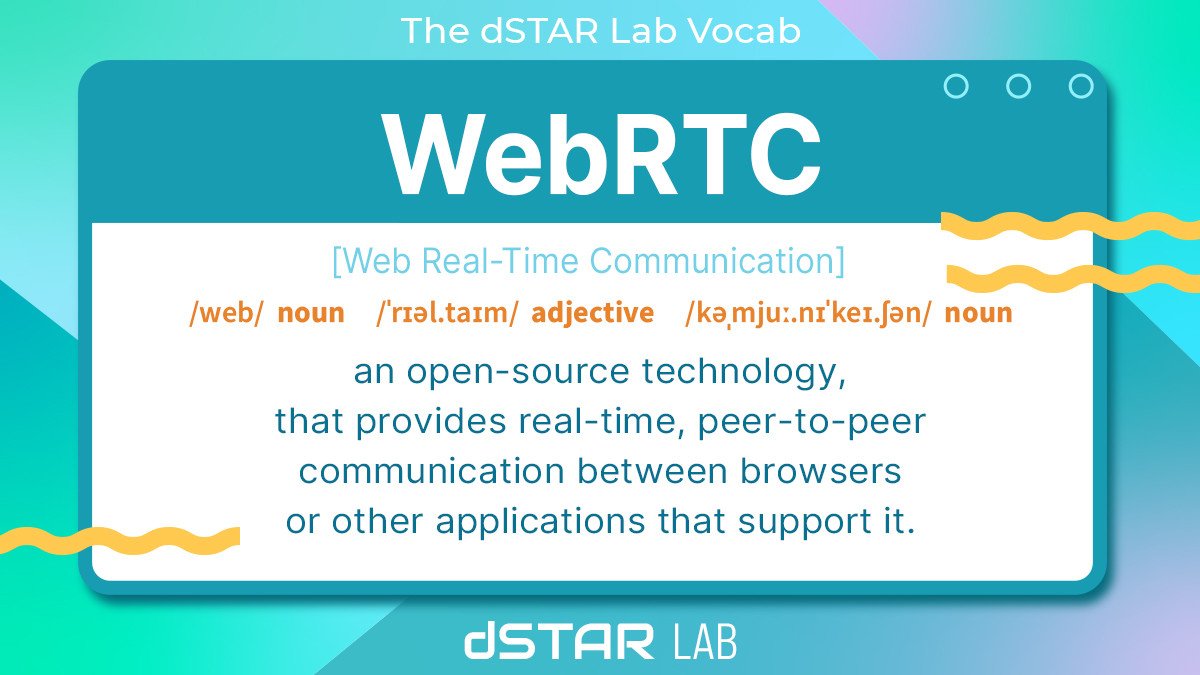 dSTARLab's tweet image. By now you have to be a &quot;guru&quot; in #WebRTC if you have read our posts.😉
But in case, if you haven&apos;t, learn the #term in our usual #dstarlabvocab. 

#dictionary #vocabulary #english #wordoftheday #words #word #language #learnenglish #learning #vocab #vocabularybuilding #P2P #web