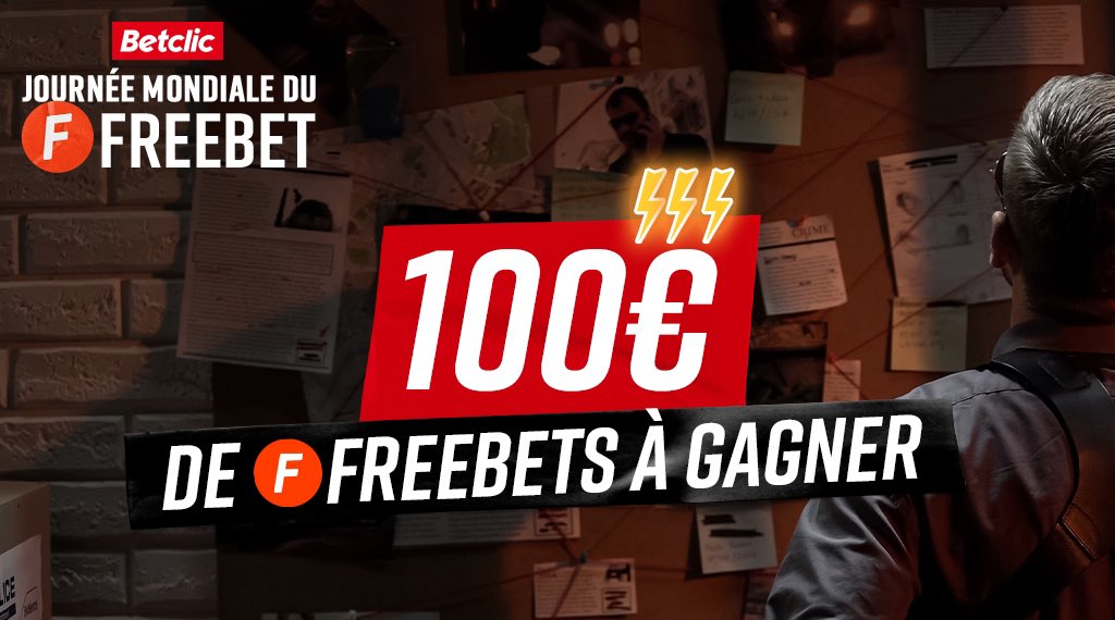 LePetitParieur_'s tweet image. Aujourd’hui Betclic nous régale avec sa #JournéeMondialeDuFreebet🤑

10 x 10€ de Freebets à gagner💸

Pour Participer : 

- Follow @Betclic &amp;amp; @LePetitParieur_ 
- RT ce Tweet

Lien d'inscription Betclic : bit.ly/2nh325e

Code promo : LPP
TAS demain midi,
Bonne chance 🍀