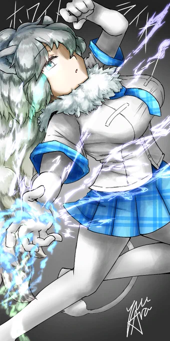 お題から
ホワイトライオンでーす
いつもの路線でございます
#けものフレンズ 
#ホワイトライオン 