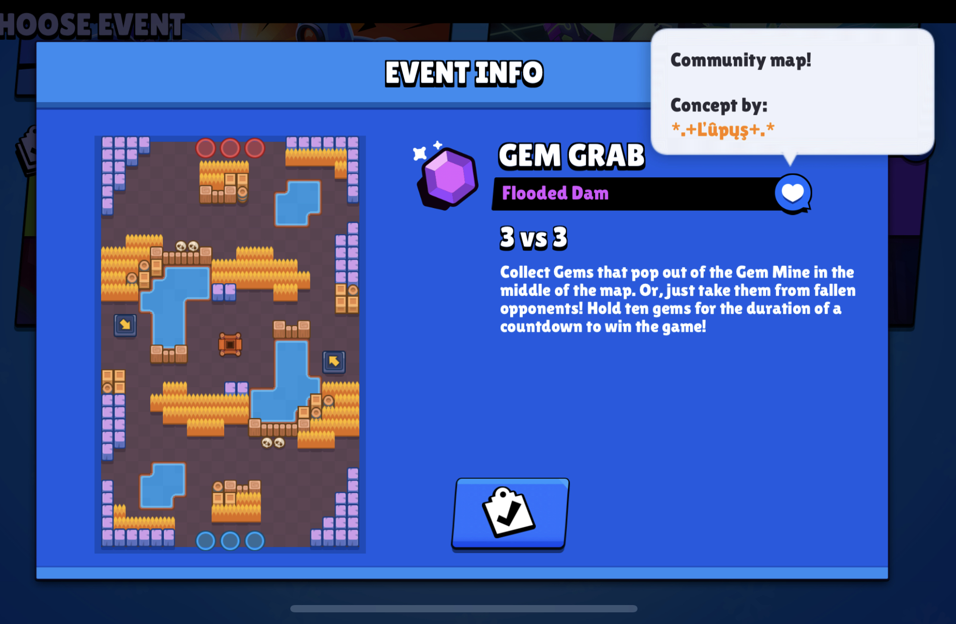 Brawl Stars On Twitter Congratulations To Our First Map Maker Winner L Upus Play This Player Made Map For Trophies Starting Now - how to get gems easily in brawl stars