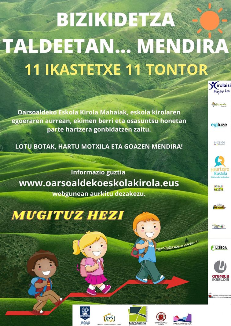 pasaiakoudala's tweet photo. Eskola kiroleko ekimena: 11 ikastetxe 11 tontor

Iniciativa de deporte escolar: "11 ikastetxe 11 tontor"

https://t.co/7Imi0gPZCr https://t.co/FnOvlkgIfp