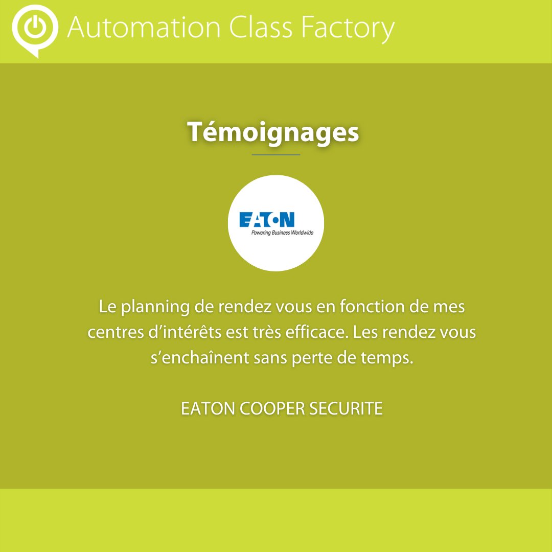 ACF_evenement's tweet photo. [#AutomationClassFactory] 💬 Découvrez les témoignages des participants aux précédentes éditions de @ACF_evenement, testez vous aussi la formule @PremiumContact Contact ! 👉 https://t.co/Ppm3FNIIh5 https://t.co/MuZ7Ec7bzb