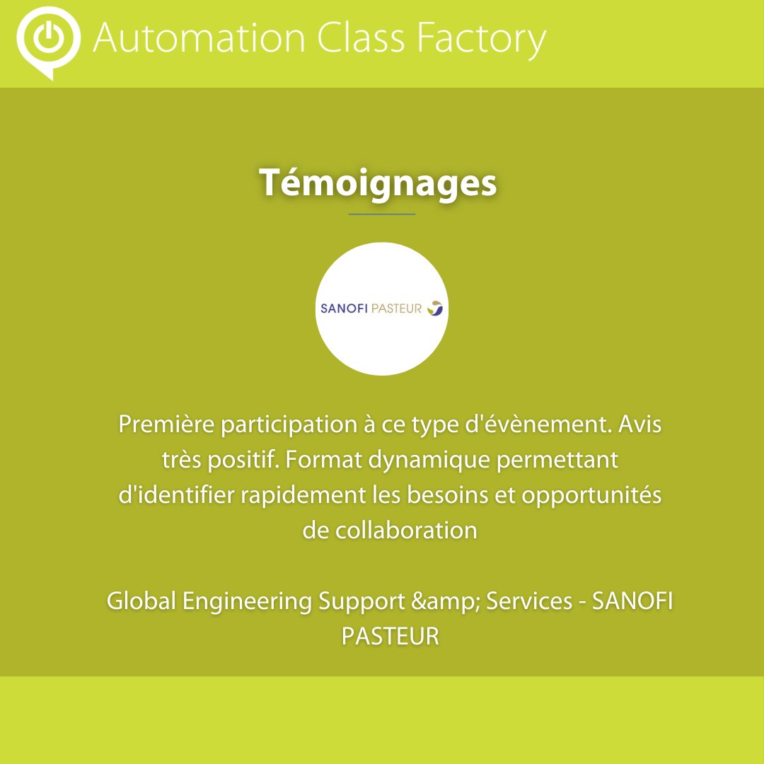 ACF_evenement's tweet photo. [#AutomationClassFactory] 💬 Découvrez les témoignages des participants aux précédentes éditions de @ACF_evenement, testez vous aussi la formule @PremiumContact Contact ! 👉 https://t.co/Ppm3FNIIh5 https://t.co/MuZ7Ec7bzb