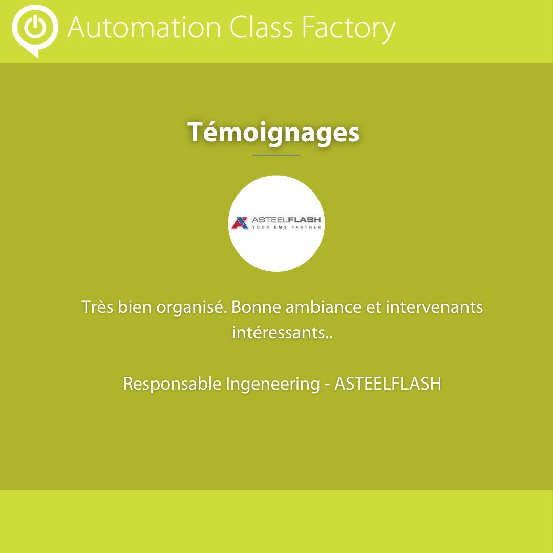 ACF_evenement's tweet photo. [#AutomationClassFactory] 💬 Découvrez les témoignages des participants aux précédentes éditions de @ACF_evenement, testez vous aussi la formule @PremiumContact Contact ! 👉 https://t.co/Ppm3FNIIh5 https://t.co/MuZ7Ec7bzb
