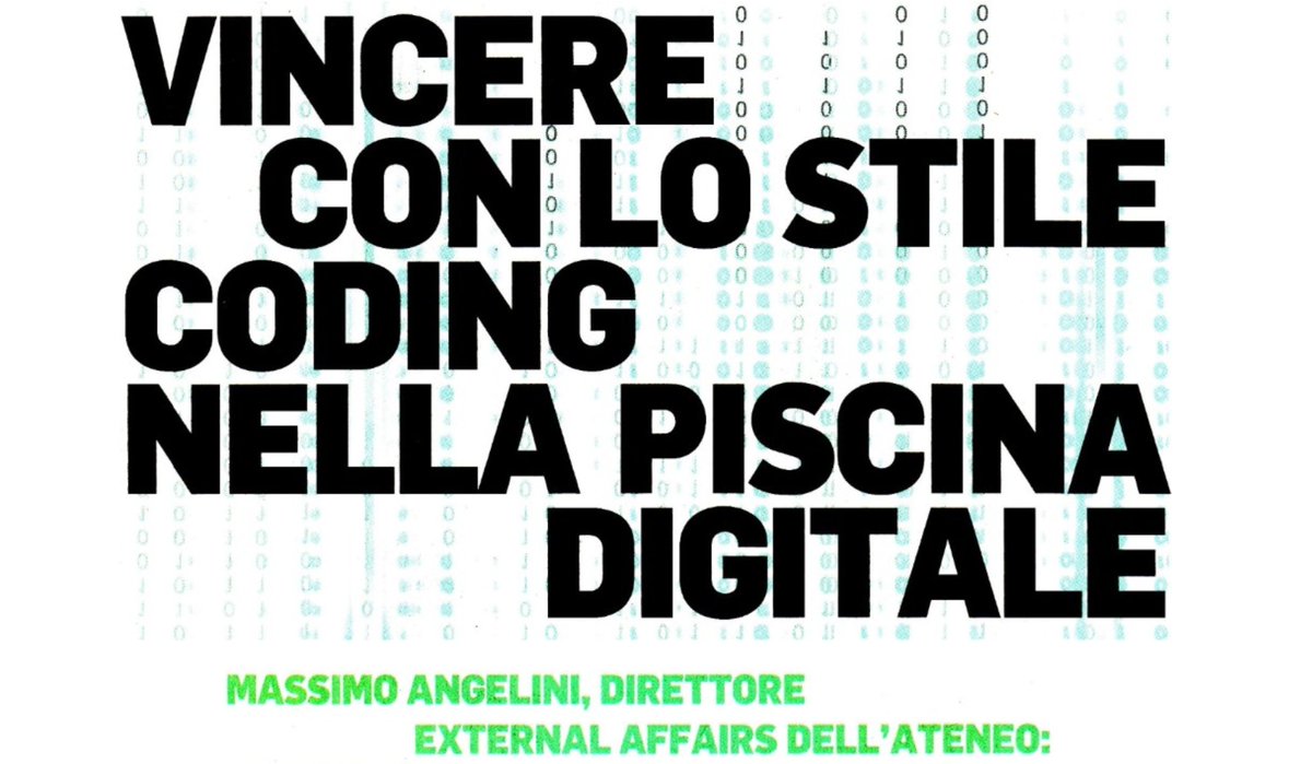 "<a href="/42romaluiss/">42 Roma</a> nasce sull'idea di realizzare una scuola di coding per far fronte al rischio molto forte della mancanza di competenze digitali. Parte in Francia e si estende in tutto il mondo". Il Direttore External Affairs #Luiss <a href="/m_angelini_/">Massimo Angelini</a> su Molto Futuro