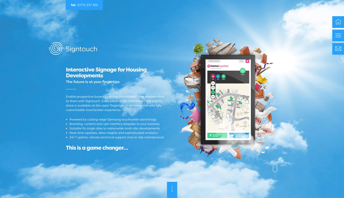 darylbrunsden's tweet photo. Recent project for Signtouch that involved creating a brochure website and the framework for their actual touchscreen devices.

Very interesting project to work on...

https://t.co/9Sdc1DLtwy

#webdesign #webdevelopment #design #development #webdesigner #WebDeveloper https://t.co/hVXkhS2auA