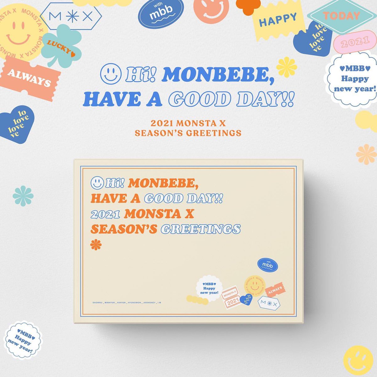 dannyoppakpop's tweet photo. Hello, Monbebe! Monsta X 2021 Season’s Greetings are on Pre-Order now!
Get yours by sending us a DM now~

#MonstaX #Monbebe #Fatal_Love #seasonsgreetings #Idolmerchandise #KpopMerchandise #IdolGoods #KPop #mamavote #korea #seoul #kbeauty https://t.co/IAb1a4fcQ2