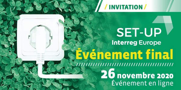 ElodieBoileux's tweet photo. 📆Le 26 novembre prochain aura lieu l’événement final du projet #SetUpProject #SmartGrids🚩
👉Venez découvrir le retour d’expérience de 6 régions européennes 🇪🇺sur des projets #autoconsommation #stockage pour la #TransitionEcologique #Enr
▶️Inscriptions : https://t.co/vv98HvuGYj https://t.co/nQXZbskmjt