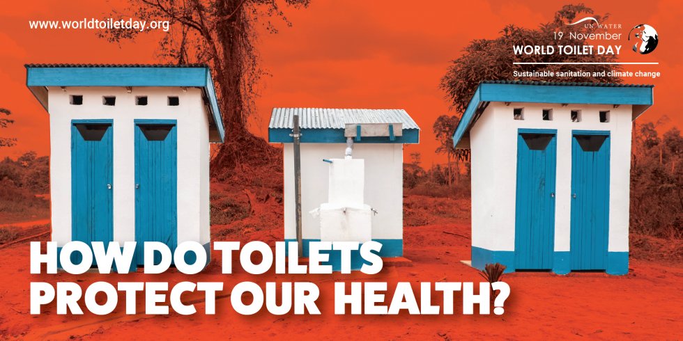 YahayaOjonugwa's tweet photo. Sustainable sanitation is resilient to climate change and safely processes bodily waste. Toilets, combined with clean water and good hygiene, form a strong defence against #COVID19 and future disease outbreaks. #WorldToiletDay https://t.co/4PuRVYU9nm