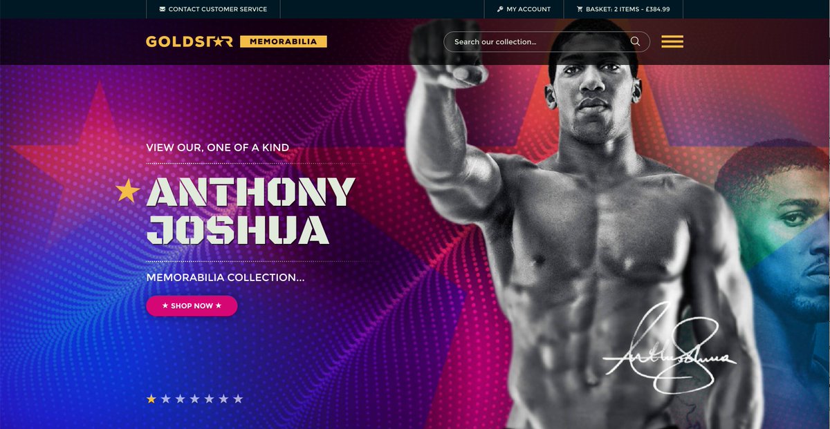 darylbrunsden's tweet photo. Recently launched two sites for Goldstar Memorabilia, their own online store and then Tyson Fury's official website selling his merchandise.

https://t.co/t7aeACuJ1N
https://t.co/jA3wo7ogLl

#webdesign #webdevelopment #webdesigner #webdeveloper #TysonFury #boxing #Memorabilia https://t.co/VlvYNW4CRe