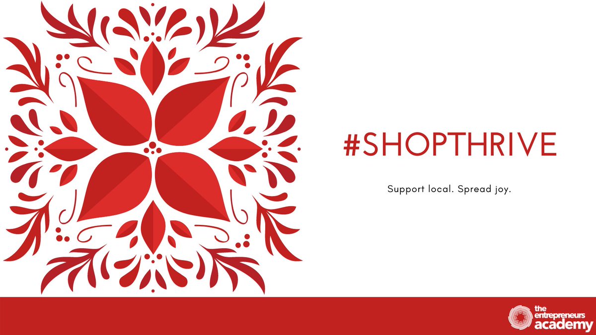 Entre_Academy's tweet photo. Looking to #shoplocal this Christmas, where do you start?
Over the next few weeks we will be highlighting small businesses in the Thrive Business Growth programme with #ShopThrive.
Help us #supportlocal and spread joy with #shopthrive
https://t.co/rAlP8rzmES https://t.co/MOQoLc3SWX