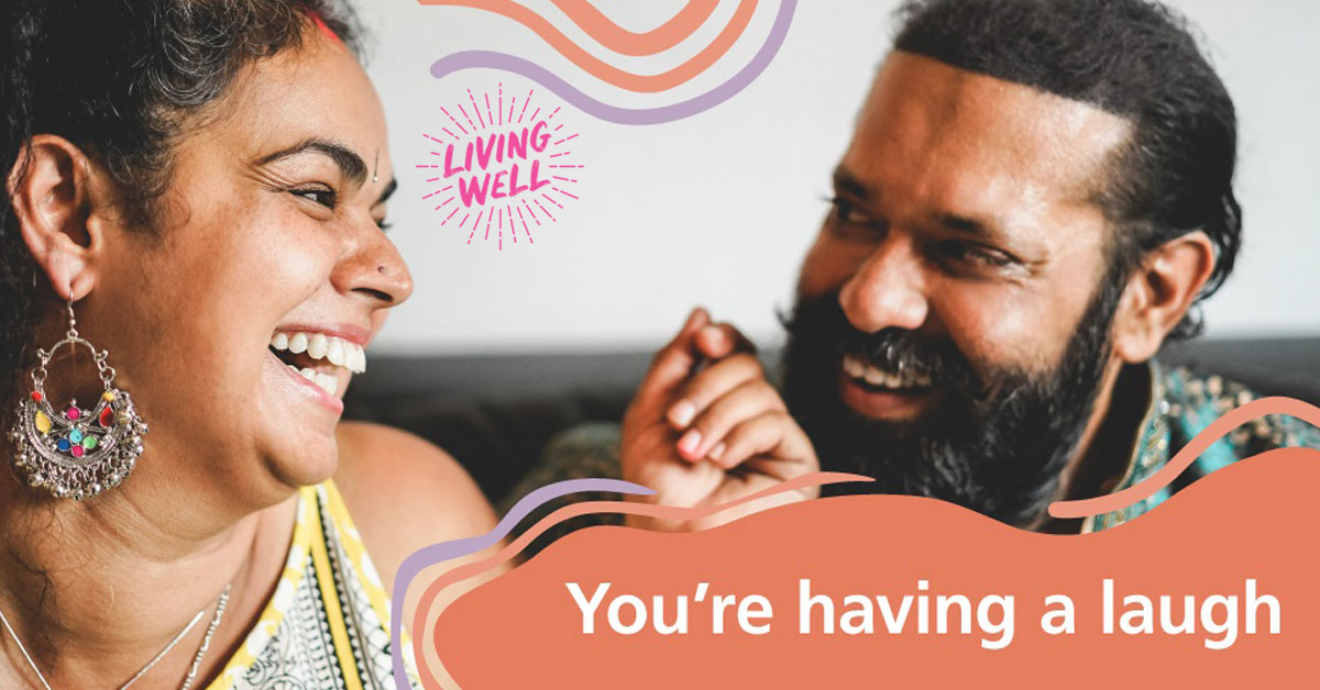 MyLivingWell1's tweet photo. They say ‘laughter is the best medicine’ and it’s true! It strengthens the immune system &amp; helps protect us from damaging effects of stress. Stick a funny film on, or listen to a comedy podcast &amp; have a right old laugh! #WestYorkshirePositiveVibes #IAmLivingWell #SCW20 https://t.co/AgpcoD3KMV