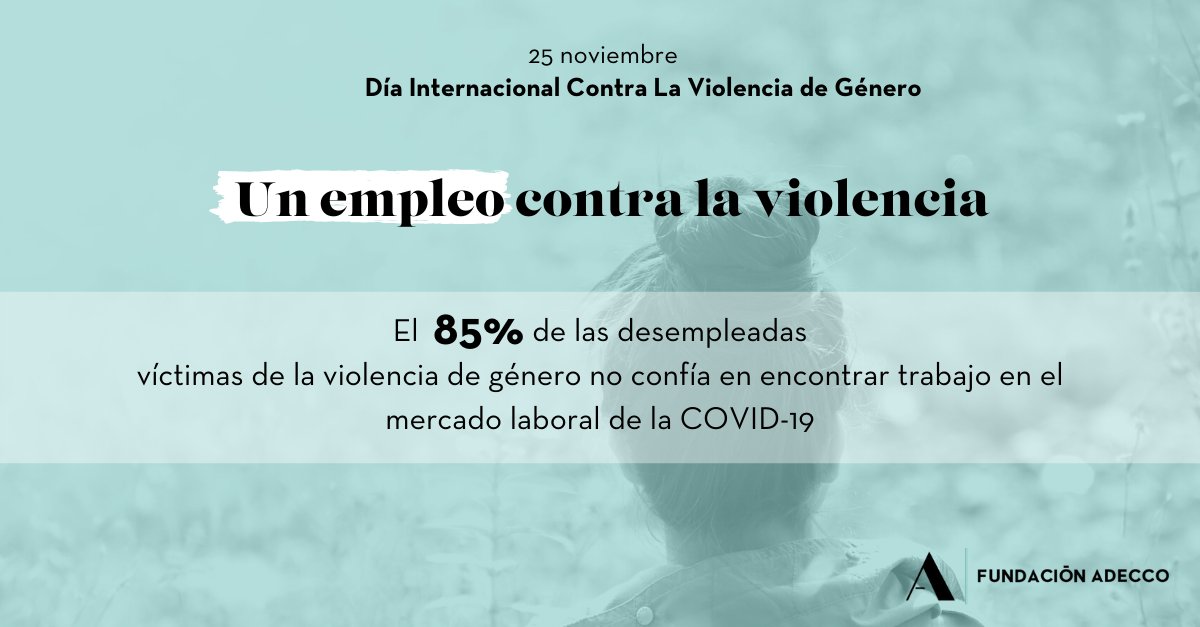 #UnEmpleoContraLaViolencia analiza el impacto #COVID19 en mujeres víctimas de violencia de género para dar voz a sus necesidades e inquietudes con objetivo de generar conciencia y estimular el desarrollo de iniciativas que favorezcan su empleabilidad.
📑fundacionadecco.org/informe-empleo…