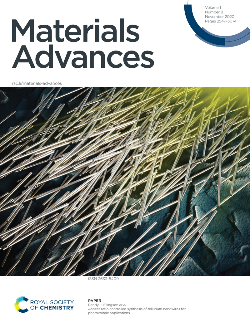 JMaterChem's tweet photo. ๐ข Materials Advances Issue 8 is live ๐ https://t.co/fZN1VUwOEB
๐ท Outer cover: Randy Ellingson et al @UToledo #nanowires #synthesis
๐ Read the article ๐https://t.co/OhgrpIabJn
๐ท Inner cover: @CsCasari from @polimi #polyynes
๐ Read the article ๐https://t.co/DVbwmw4X14 https://t.co/OwSZjToL2T