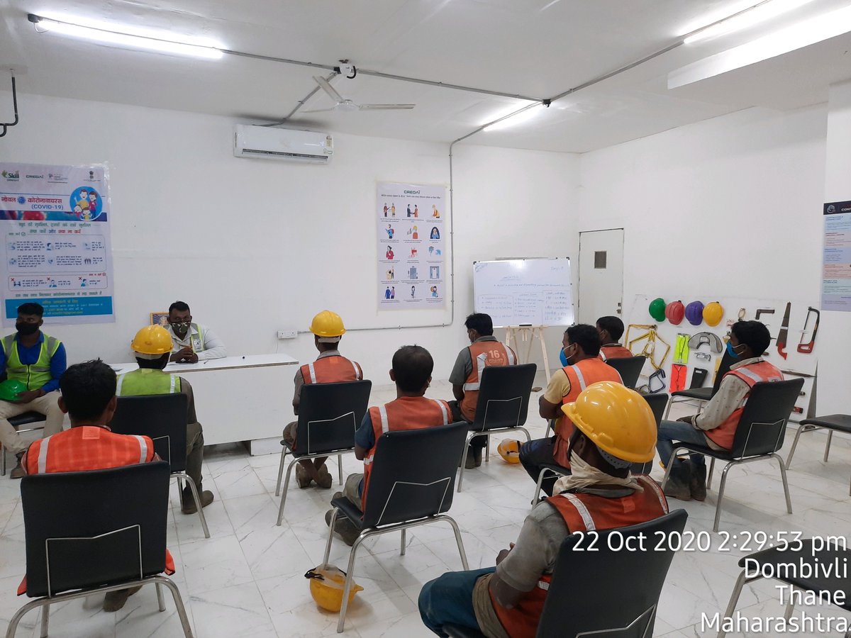 ragcmumbai's tweet photo. Photos from 18 days training session of Assistant Shuttering Carpenter batch at the Runwal Garden, Dombiwali.

#RAGC #SkillCluster #RunwalGarden #CREDAI #CREDAISkills #PMKVY #PMKK #SkillIndia https://t.co/VZIZLdMaBj