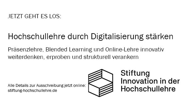 Corona ist auch eine Chance für Lehrinnovationen. Wir fördern Hochschulen, die neue Ideen erproben oder ihre Ansätze weiterdenken und verankern wollen. Alle Informationen jetzt auf t1p.de/l931
 
#förderung #FörderungInno2020 #digitaleLehre #innolehre #CoronaCampus