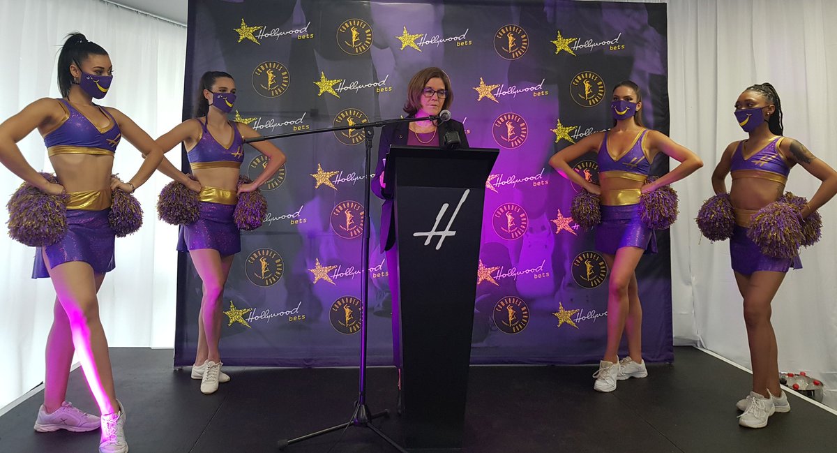 ComradesRace (@comradesrace) on Twitter photo We are painting the town purple and yellow today! CMA Chairperson Cheryl Winn, has just announced our partnership with <a href="/Hollywoodbets/">Hollywoodbets</a>. Together with Hollywoodbets, we can do more and be more. 🥳🙌🙌
#ComradesSponsor #HollywoodBetsComrades #ComradesHalfway
<a href="/ComradesRace/">ComradesRace</a> We are painting the town purple and yellow today! CMA Chairperson Cheryl Winn, has just announced our partnership with <a href="/Hollywoodbets/">Hollywoodbets</a>. Together with Hollywoodbets, we can do more and be more. 🥳🙌🙌
#ComradesSponsor #HollywoodBetsComrades #ComradesHalfway
<a href="/ComradesRace/">ComradesRace</a>