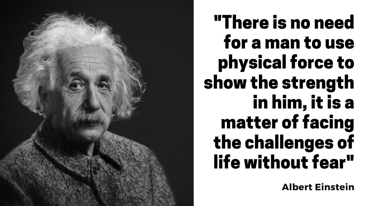 We'll definitely take Albert's word for it. Celebrate the contribution that men in your life have made this  #InternationalMensDay, and face your next challenge without fear.