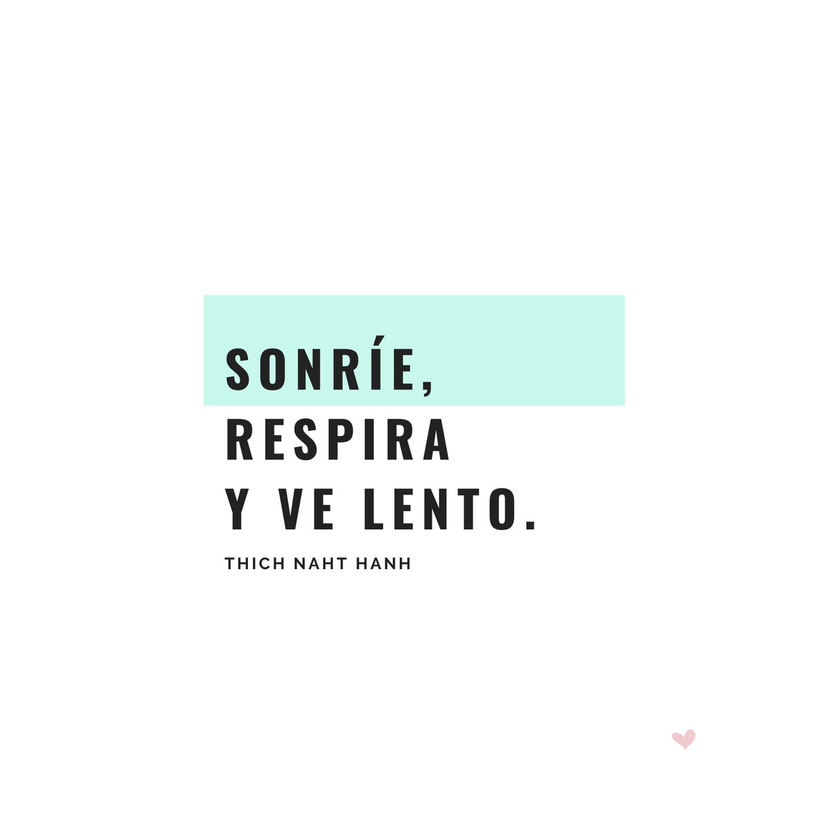 lovemecrew's tweet photo. "Sonríe, respira y ve lento"
#ThichNahtHanh

📍 +34 649 03 40 51
🖤 https://t.co/H0FDLGNBIh
💡 love@lovemecrew.com

#LoveMeCrew #Frases #Love #QueSePareElMundo #FrasesdeAmor #Beautiful #LoVeMe https://t.co/1bb4yZFXHI
