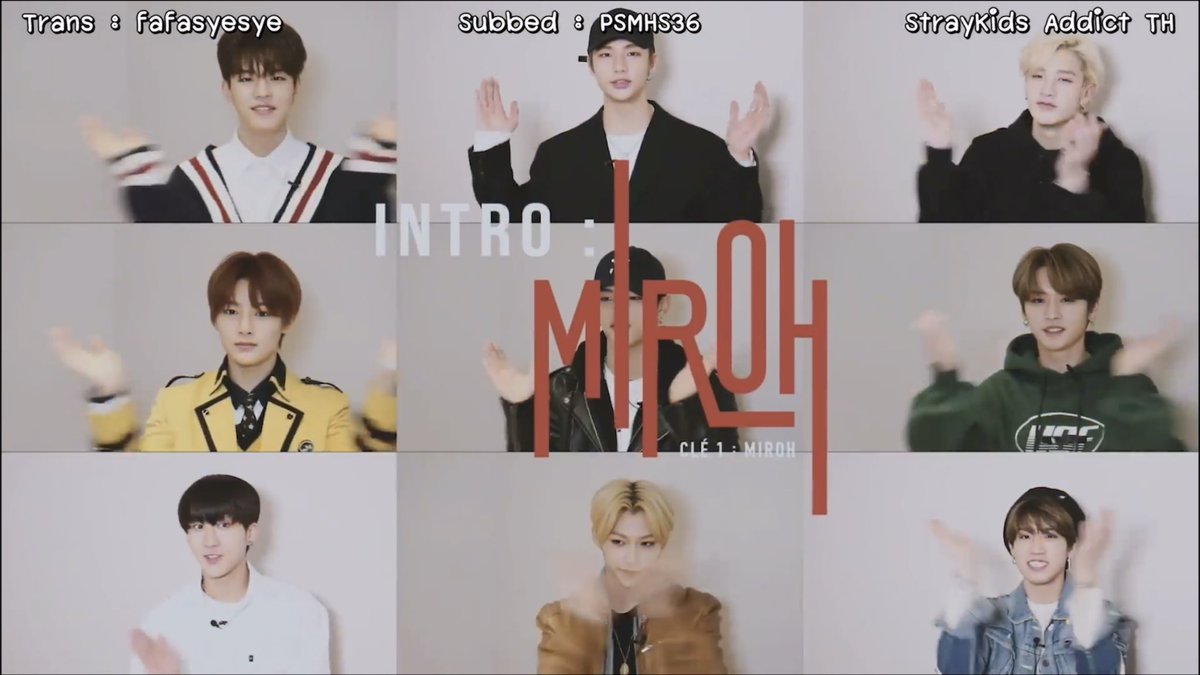 fstrans_archive's tweet photo. 190317 Stray Kids [INTRO "Clé 1 : MIROH"]

https://t.co/PvIRqndSft

@Stray_Kids #StrayKids #스트레이키즈 #Clé1_MIROH https://t.co/rFETWfXl0o