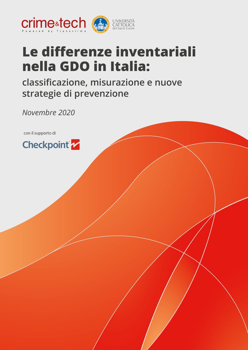Tante domande e spunti per progetti futuri, grazie a tutti! Le #differenzeinventariali nella #GDO in Italia:
classificazione, misurazione e nuove strategie di #prevenzione
👉report: checkpointsystems.com/it/reports/le-…
👉comunicato: checkpointsystems.com/it/blog/2020/1…
<a href="/Clazzati/">Cristina Lazzati</a> <a href="/Crimetech2015/">Crime&tech</a> <a href="/acorra72/">Alberto Corradini</a>