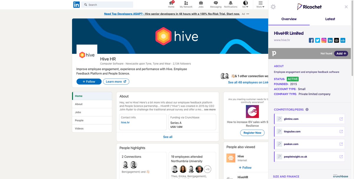 Ricochet AI tweet media