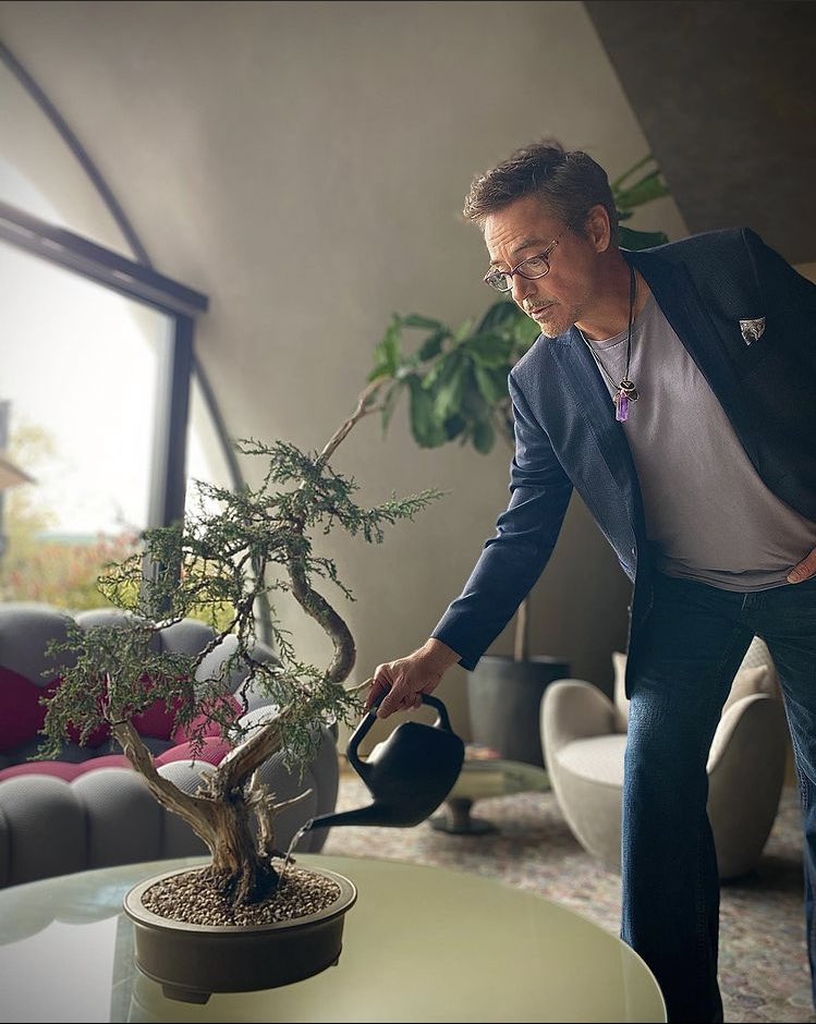 old man with his gardening passion