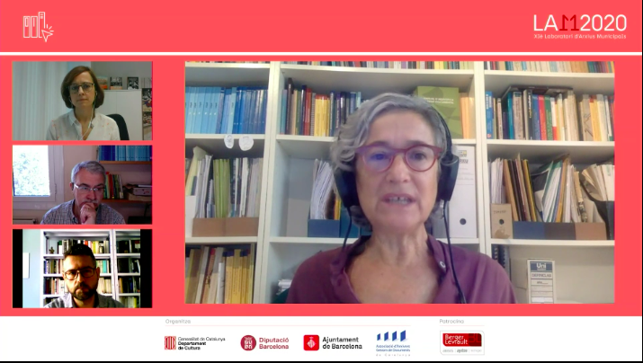 CoeliPlatform's tweet photo. Seguim la jornada amb la taula rodona moderada per @remei_perpinya i escoltem els reptes que afronten de primera mà els portals d'arxius municipals @AMCastellbisbal, @Arxiu_Lloret i @BCN_arxiu.
#11LAM #LAM2020 #XAMDIBA #arxiusmunicipals #arxiversitinerants https://t.co/LTHMMa0Z2S