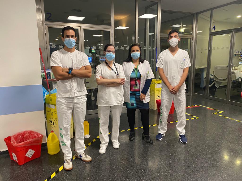 #IntensivosPediatricos, #MedicinaIntensiva y #Anestesiologia, juntos luchando contra la #COVID en las #UCIs del Virgen de las Nieves <a href="/hospital_hvn/">HUVN</a>