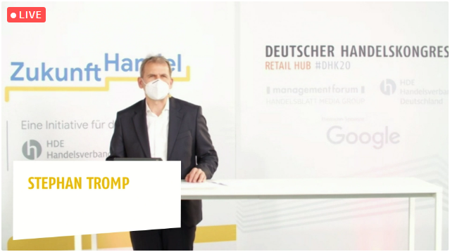 Spannendes Forum mit <a href="/StephanTromp/">Stephan Tromp 🇪🇺</a> beim <a href="/handelskongress/">Handelskongress</a> <a href="/handelsverband/">Handelsverband HDE</a>  #DHK20