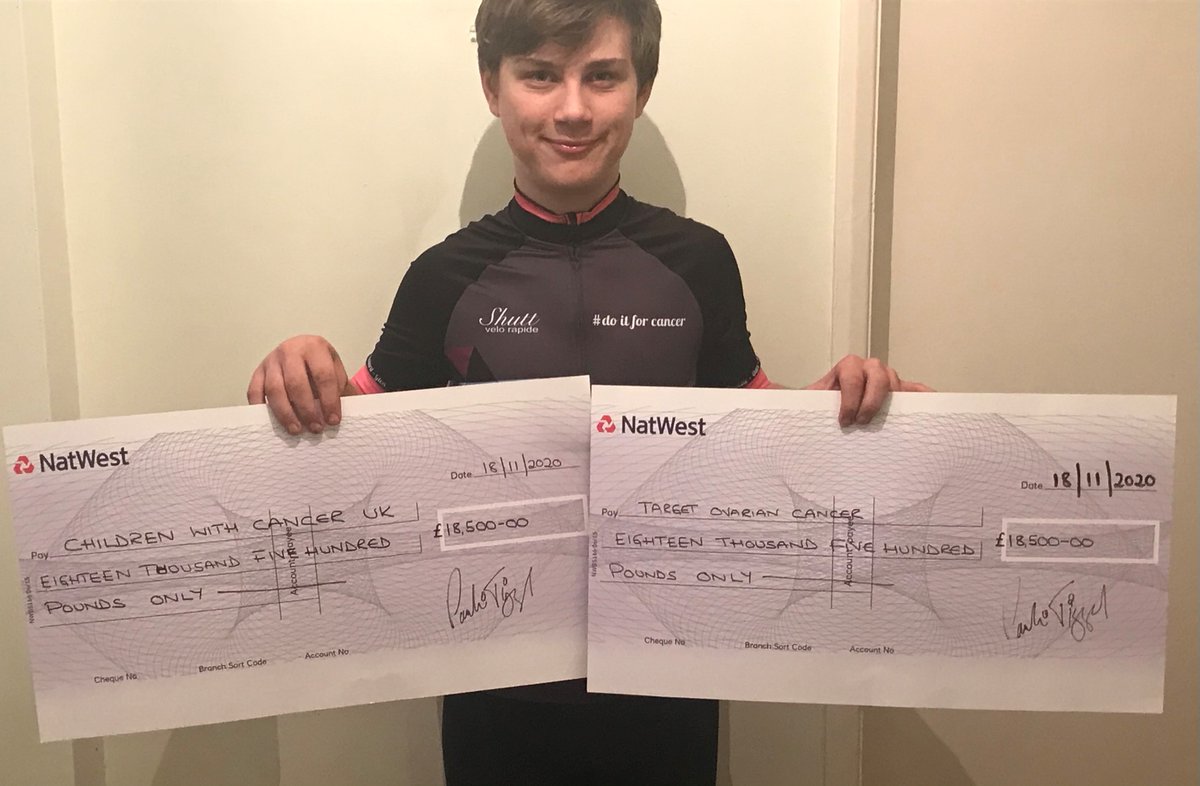 SexeysSchool's tweet photo. We're terrifically proud of this young man. Well done Freddie. Read on for his story 👉 https://t.co/TlFSndVex9 🚵‍♂️ #CharityFundraise  #CoreValues https://t.co/cpE95YsLdQ