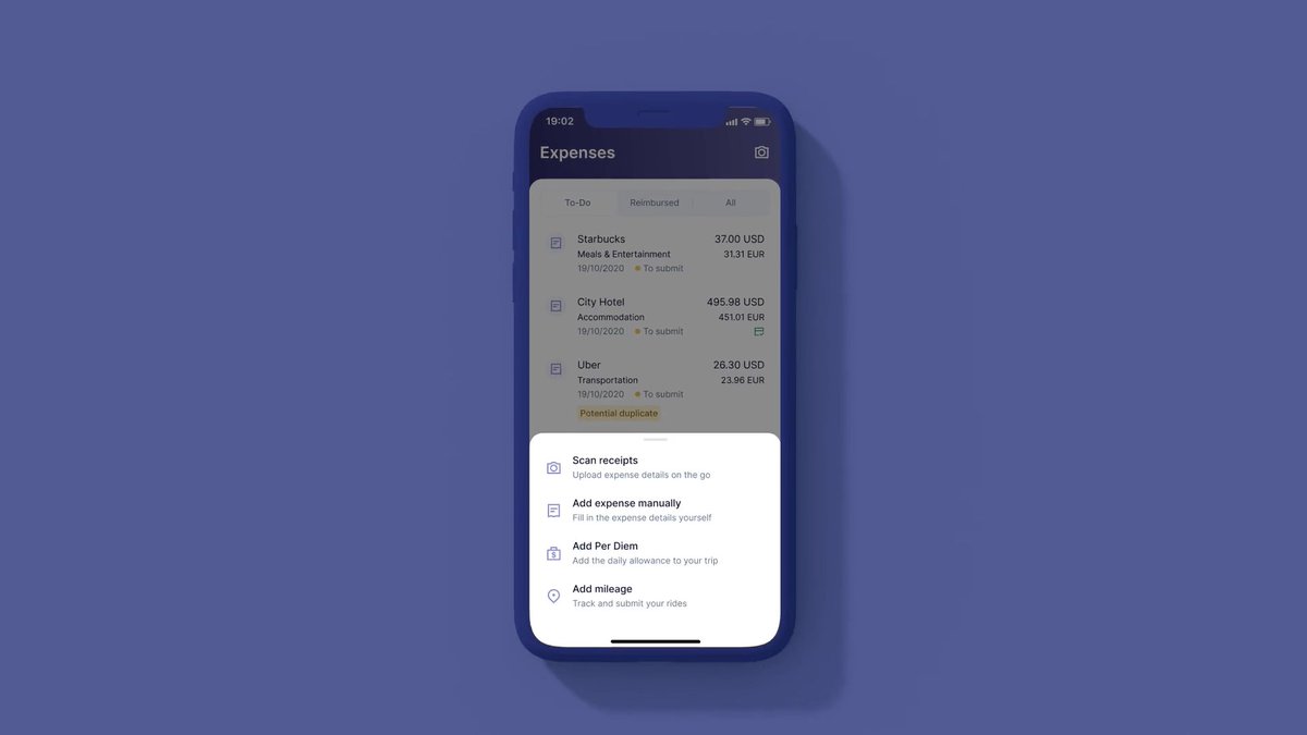 We just gave our users 6844 hours back of their time.

Our brand new app is 83% faster than before. It was designed with one goal in mind: have you spend less time in it. Because nobody likes dealing with #expensereports. 

Want to see it in action? 👉👉youtu.be/45WklTfILRI