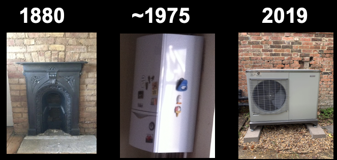 Net zero brings the energy transition to our homes. 

The people living in our house used three different fuels over the last 140 years to keep warm. First coal, then gas and now a heat pump which we installed last year. 

Change is possible.