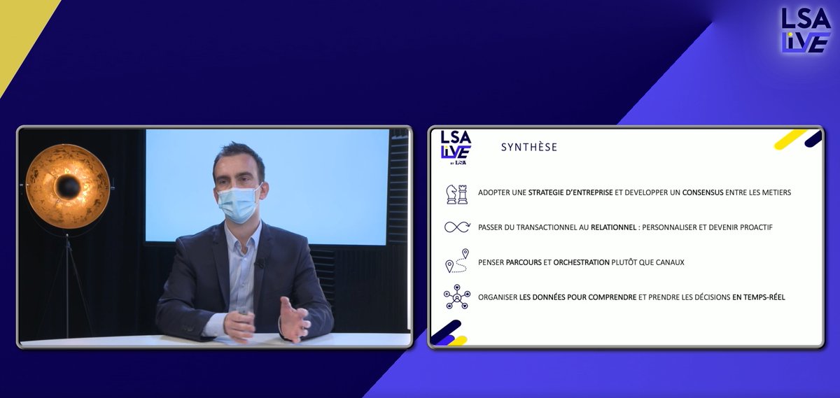 GenesysFrance's tweet photo. « Pour plus de continuité dans les conversations les entreprises doivent créer un contexte dynamique propre à chaque client pour chaque parcours et de le mettre à disposition de toutes les parties prenantes. » @Laurent_Millan @GenesysFrance #LSALive @LSAconsommation @GlobalNTT_FR https://t.co/tiaaIZ8T3V