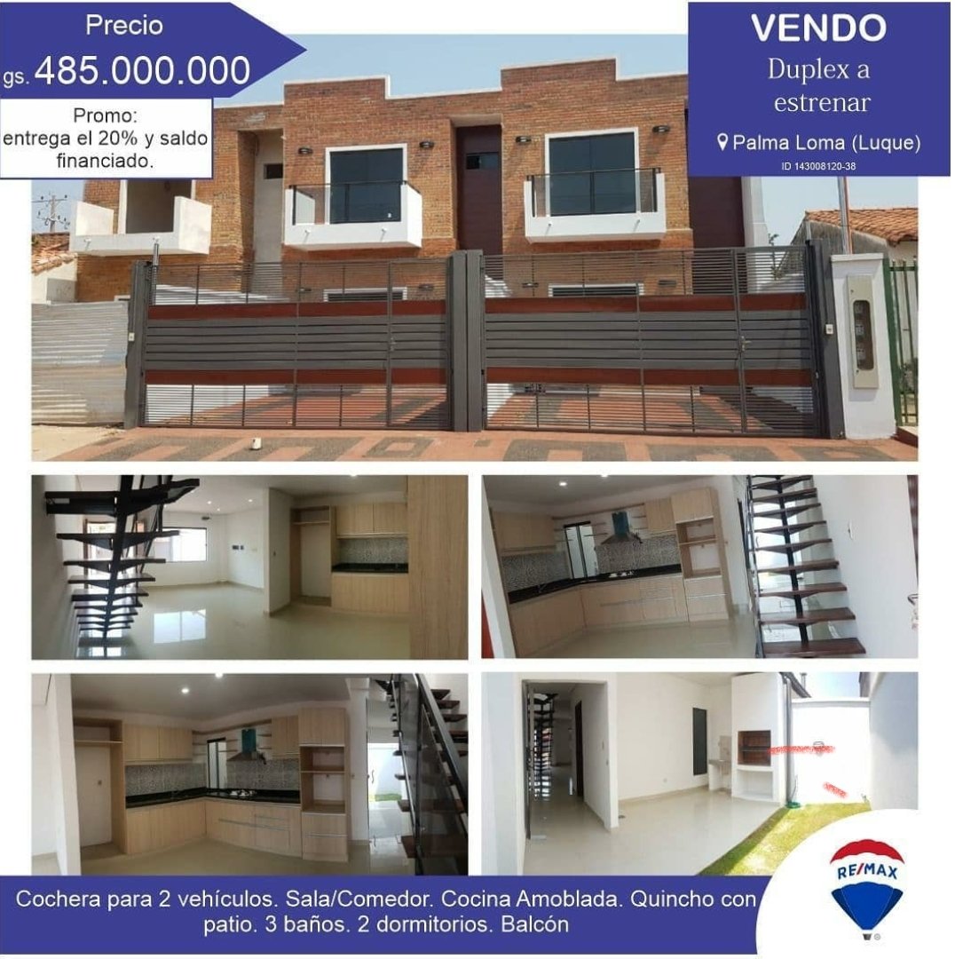 renatoremaxpy's tweet photo. Duplex a estrenar! ✨
Bajo un estilo minimalista y finas terminaciones, en una zona residencial y a pocos minutos de la Ciudad de Asunción.

Más detalles y consultas al (0981) 228-217 📞
renatoespinola@remax.com.py 📧

#REMAXParaguay #agenteREMAX
#somosREMAX #sumateaREMAX https://t.co/9vr4HNHwQh