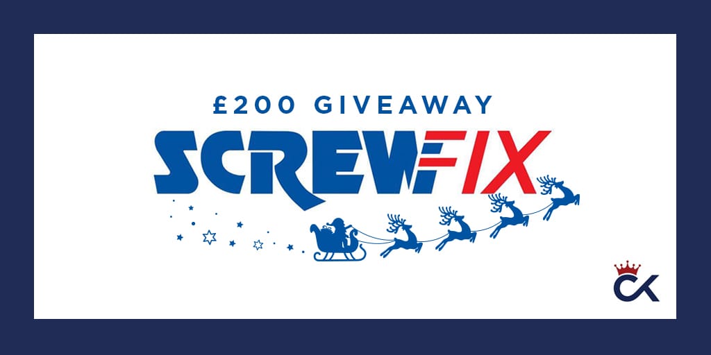 ComKingsUK's tweet photo. CHRISTMAS GIVEAWAY🎅🏻🎁 one lucky follower has the chance to win a £200 voucher from Screwfix!

All you have to do is:
1. Follow @ComKingsUK
2. Like this post
3. Tag 5 friends 

This will monitored every day and the lucky winner will be announced w/c 30th November 🎅🏻🎁🎄 https://t.co/GkMe5zwSZO